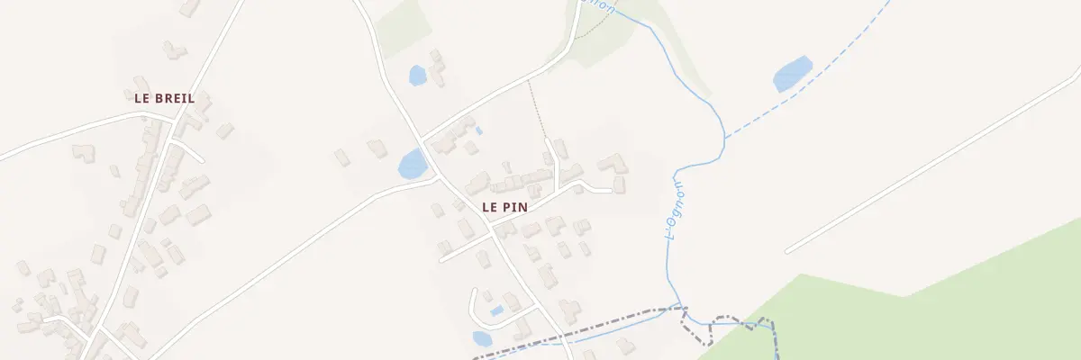 Plan du 31 Le Pin au Bignon