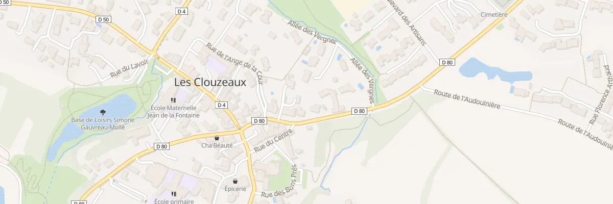 Plan du 15 Rue du moulin de la polka à Aubigny-Les Clouzeaux