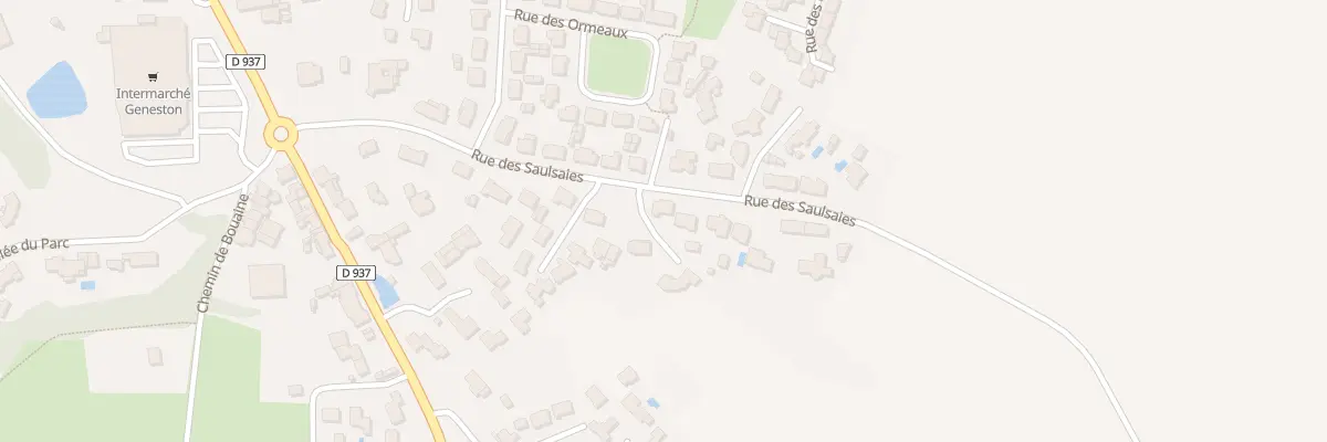 Plan du 22 Rue des Saulsaies à Geneston