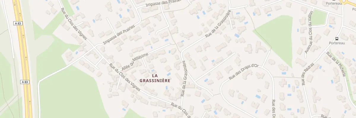 Plan du 24 Rue de la Grassinière à Vertou