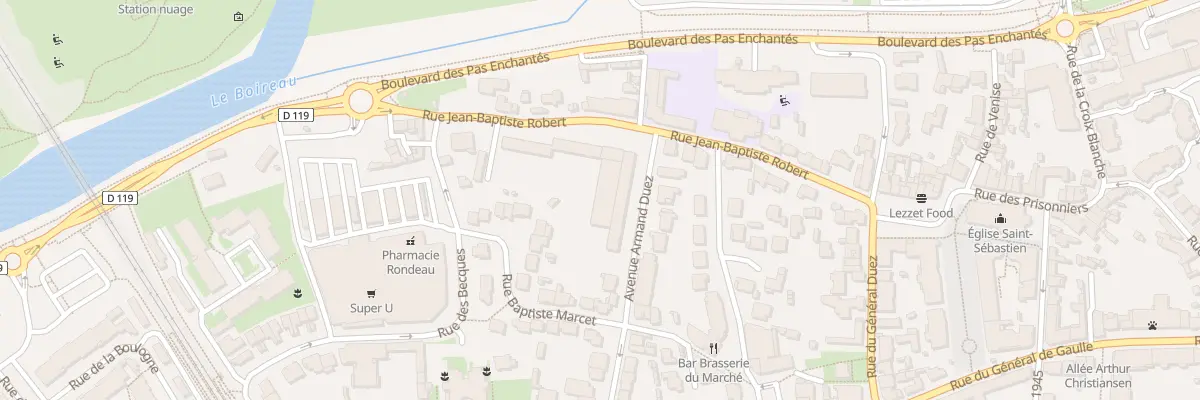 Plan du 25 Av Armand Duez à Saint-Sébastien-sur-Loire