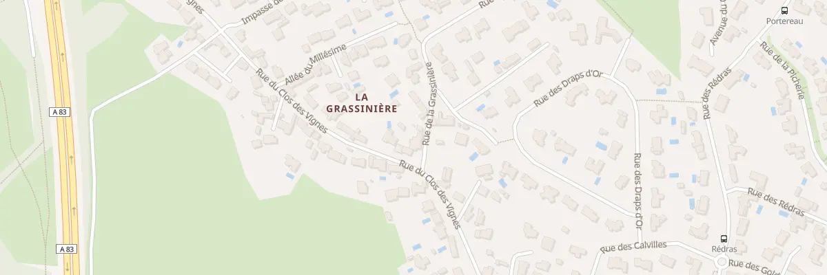 Plan du 30 Rue de la Grassinière à Vertou