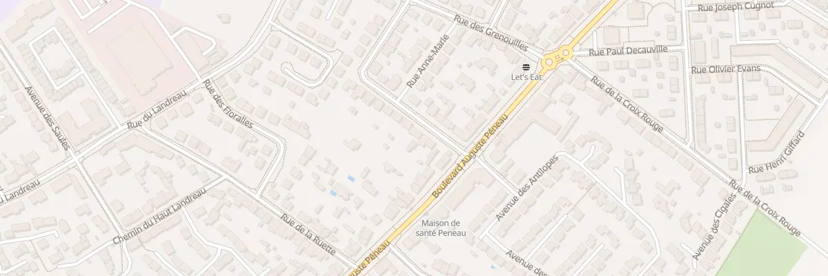 Plan du 5 Rue Bernadette à Nantes
