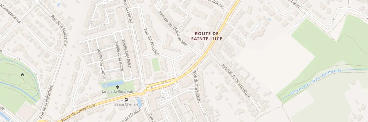 Plan du 261 Rte de Ste Luce à Nantes