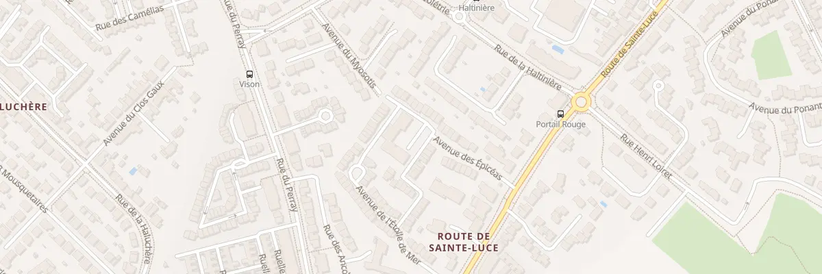 Plan du 5 Av des Amandiers à Nantes