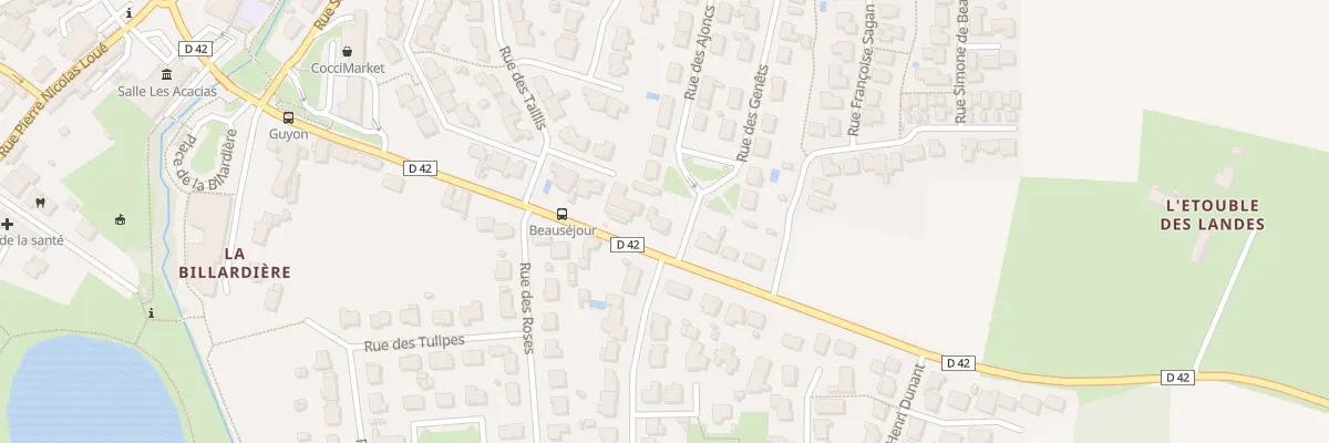 Plan du 85 Rue saint-andré à Venansault