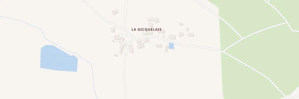 Plan du 5231 La Gicquelais à Ruffigné