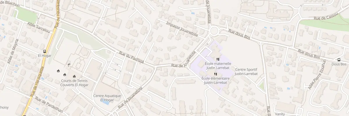 Plan du 81 Rue de Jouanetote à Anglet