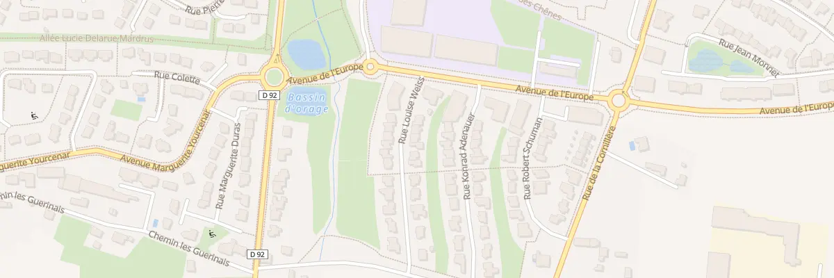 Plan du 7 Rue louise weiss à Liffré