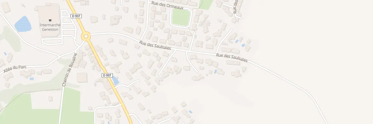 Plan du 20 Rue des Saulsaies à Geneston
