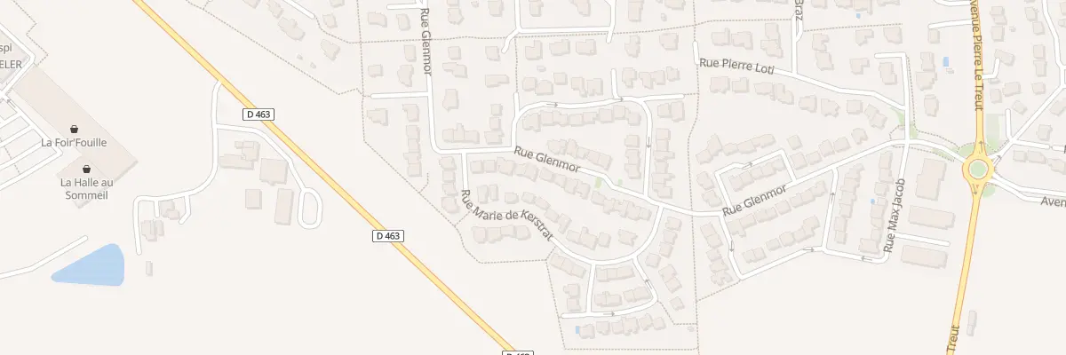 Plan du 38 Rue Glenmor à Châteaugiron