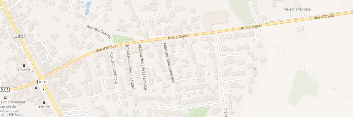 Plan du 4 All des Maisonneuves à Geneston