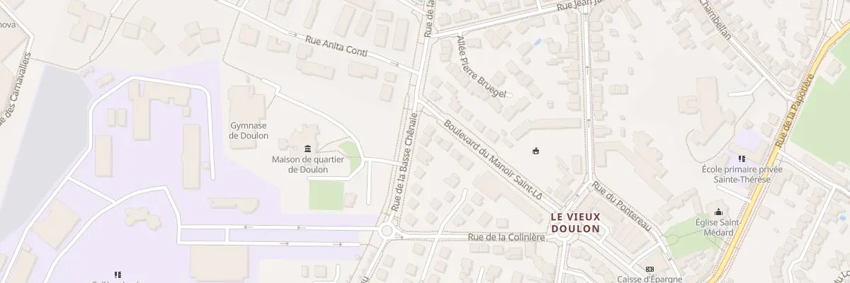 Plan du 12 Rue de la Basse Chénaie à Nantes