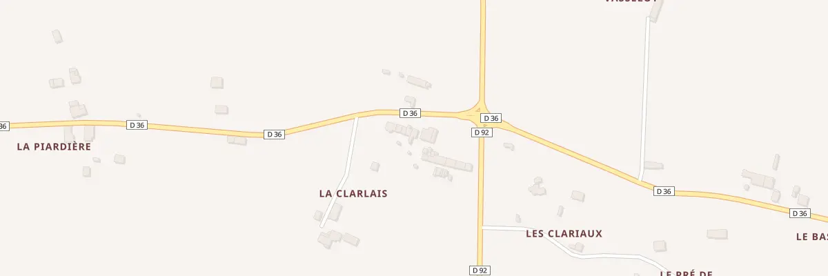 Plan du 5177 La Clarlais à Amanlis