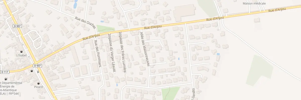 Plan du 6 All des Maisonneuves à Geneston