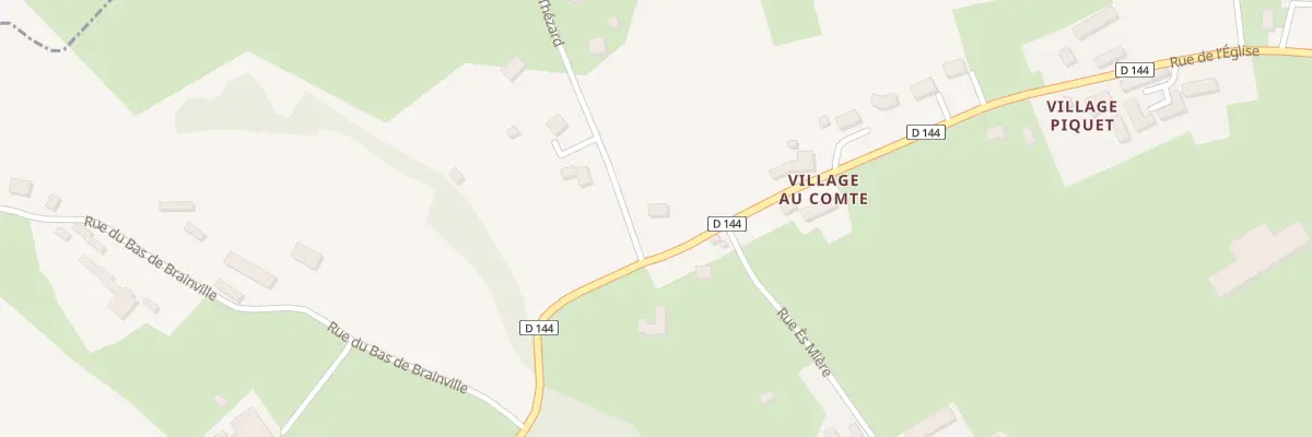 Plan du 2 Rue Thézard à Brainville