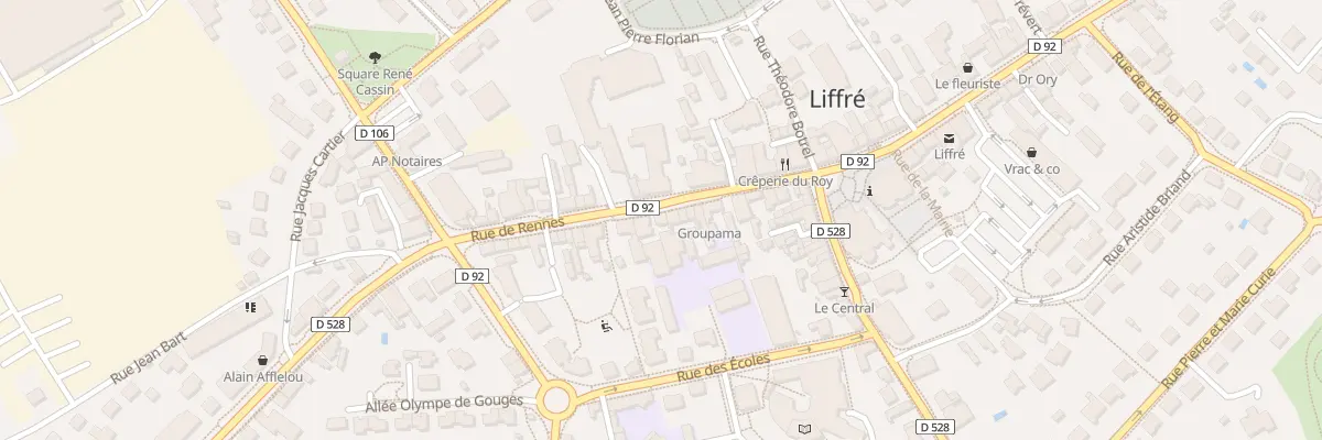 Plan du 17 Rue de rennes à Liffré