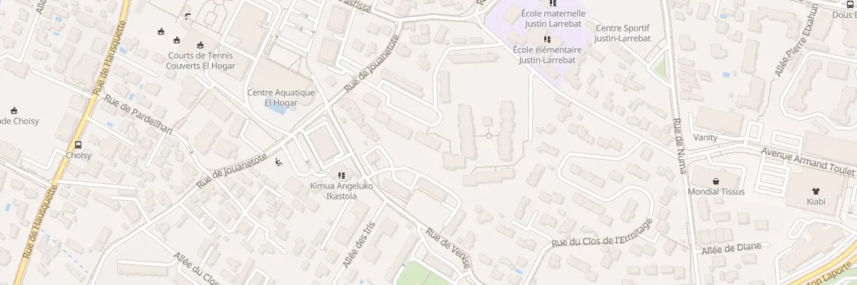 Plan du 70C Rue de Jouanetote à Anglet