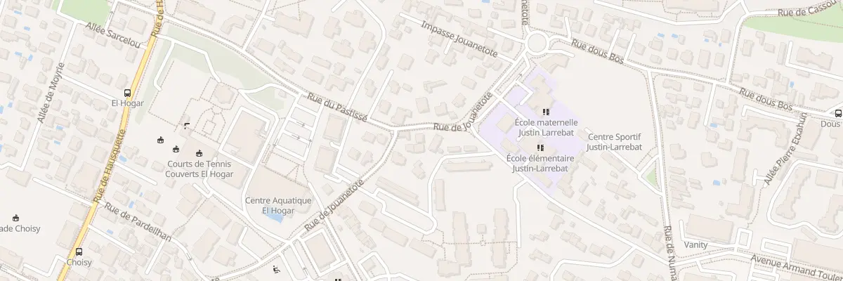 Plan du 82 Rue de Jouanetote à Anglet