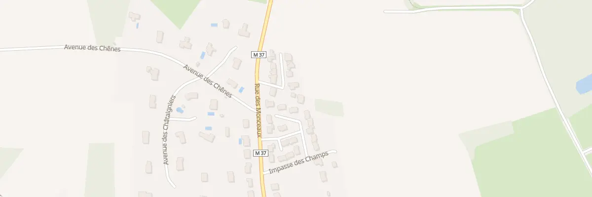 Plan du 84 Rue des Monceaux à Carquefou