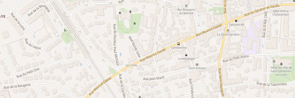 Plan du 1 Av Armand Duez à Saint-Sébastien-sur-Loire
