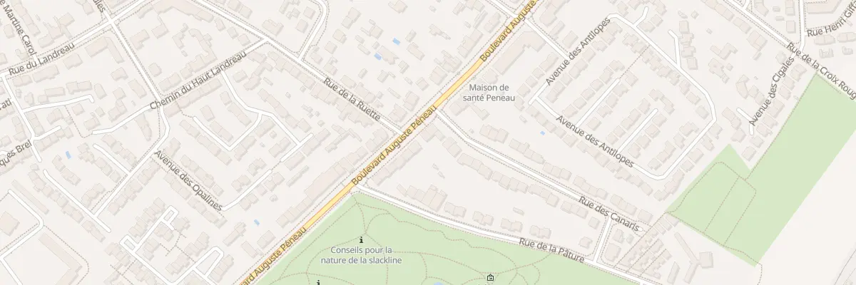 Plan du 30 Bd Auguste Péneau à Nantes