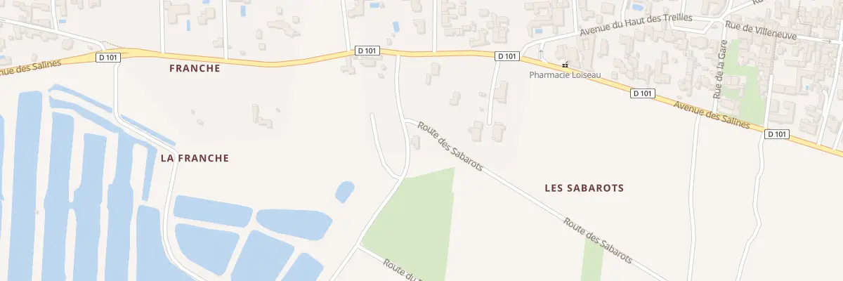 Plan du 3 Rte du Pas Thomas aux Portes-en-Ré