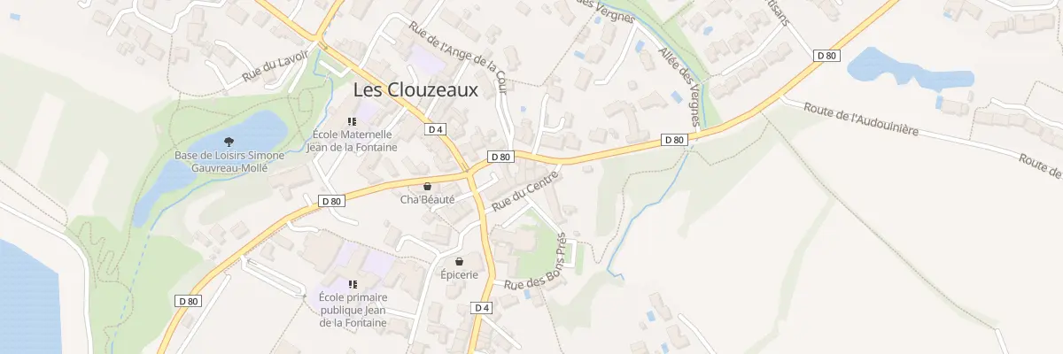 Plan du 9 Rue du centre à Aubigny-Les Clouzeaux