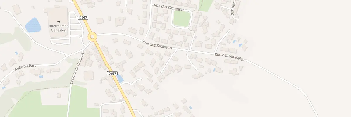 Plan du 18 Rue des Saulsaies à Geneston