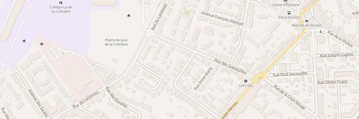 Plan du 29 Rue Bernadette à Nantes