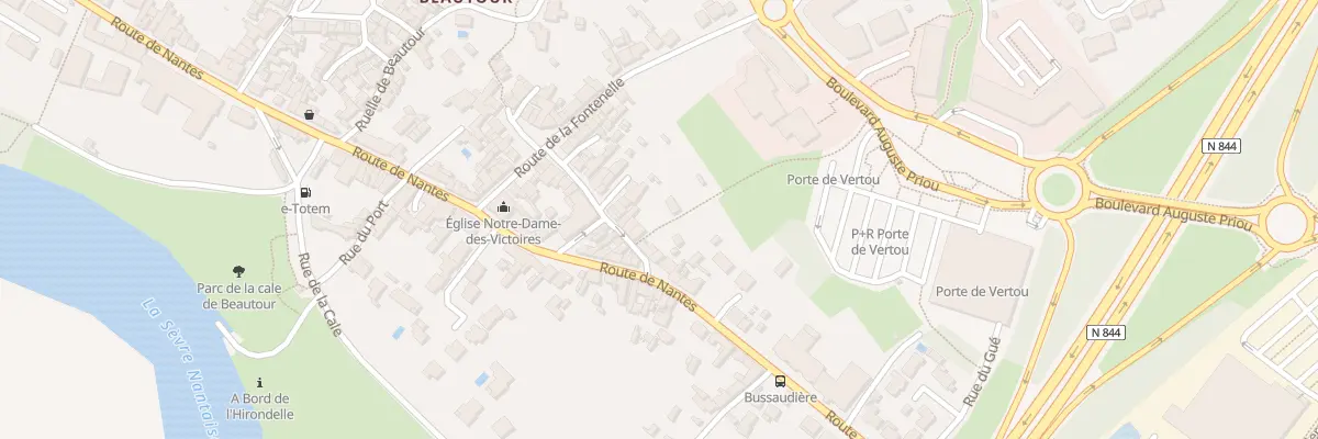 Plan du 10 Rue de la Bussaudière à Vertou