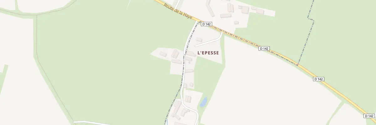 Plan du 3 L’Epesse à Vesly