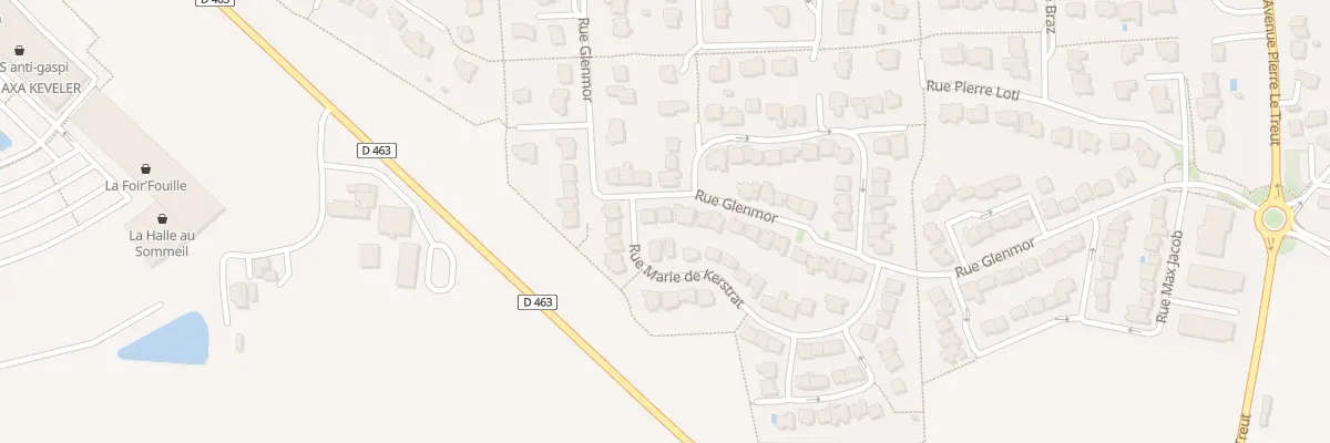 Plan du 32 Rue Glenmor à Châteaugiron
