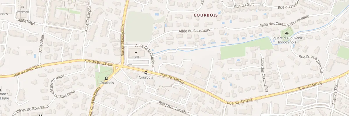 Plan du 4 All de la Fontaine à Anglet