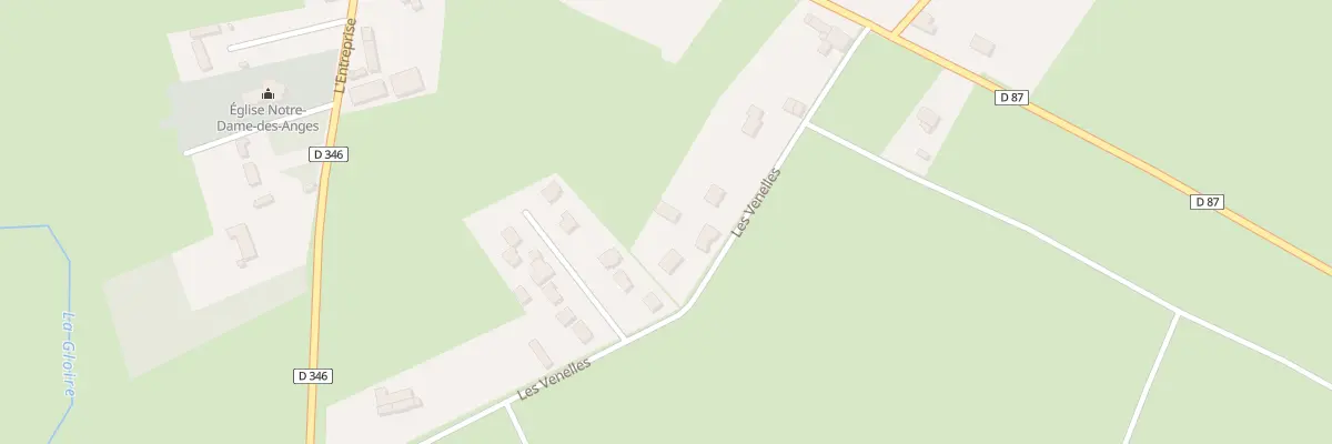 Plan du 10 Les Venelles à Saussemesnil