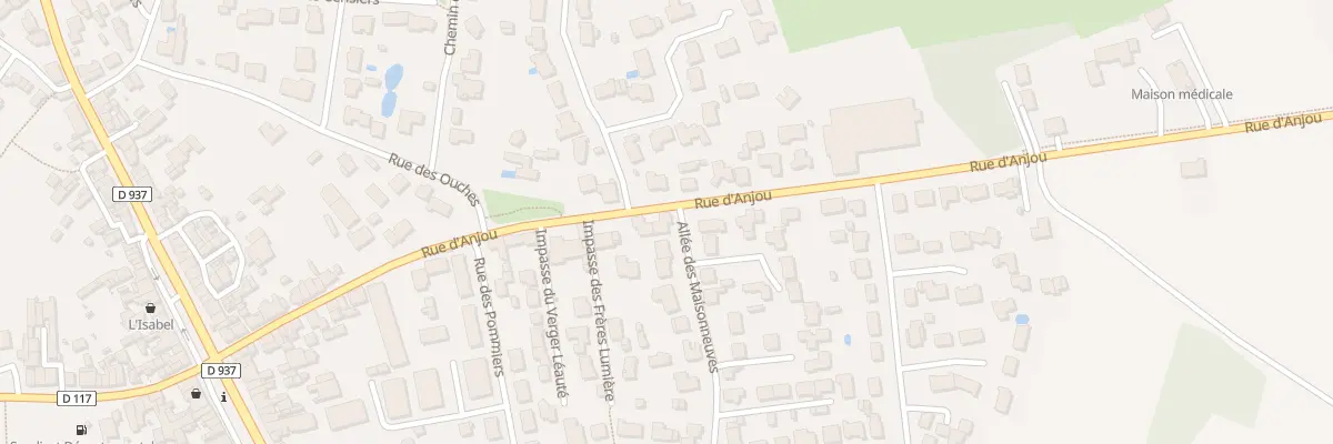 Plan du 29 Rue d’Anjou à Geneston