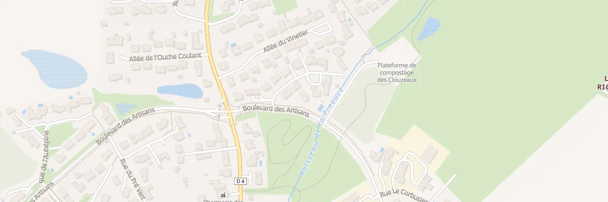 Plan du 6 Rue de la tinouze à Aubigny-Les Clouzeaux