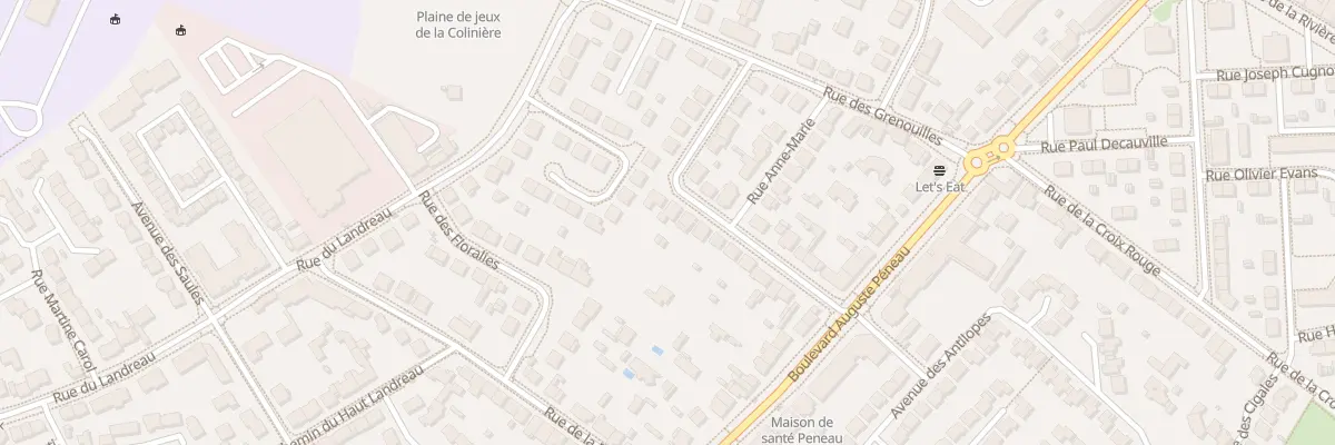 Plan du 17 Rue Bernadette à Nantes