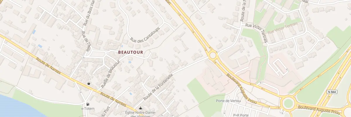 Plan du 25B Rte de la Fontenelle à Vertou