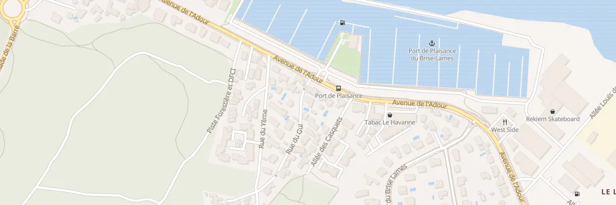 Plan du 1 Rue du Gui à Anglet