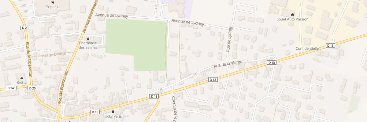 Plan du 9B Rue de la Vierge à Bréhal