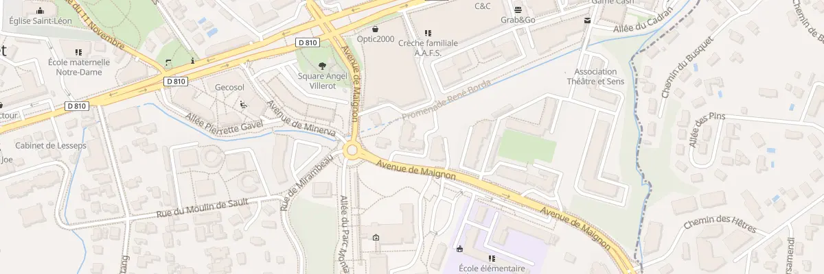 Plan du 9 Av de Maignon à Anglet