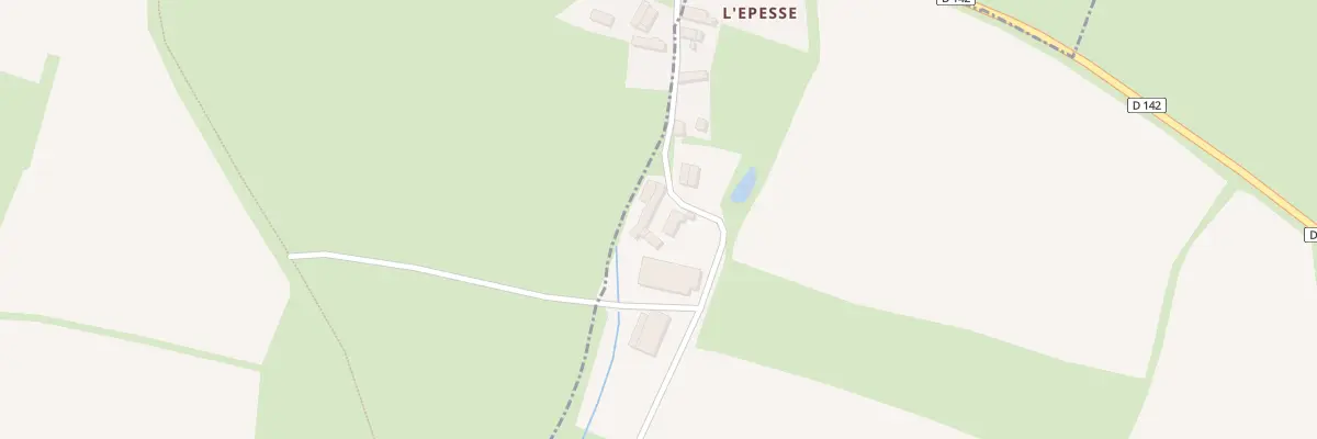 Plan du 7 L’Epesse à Vesly