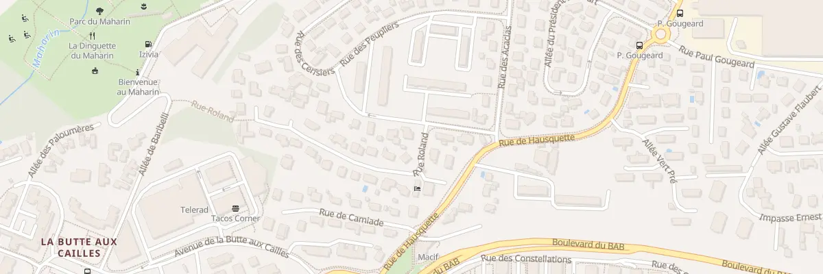Plan du 1 Rue des Lilas à Anglet