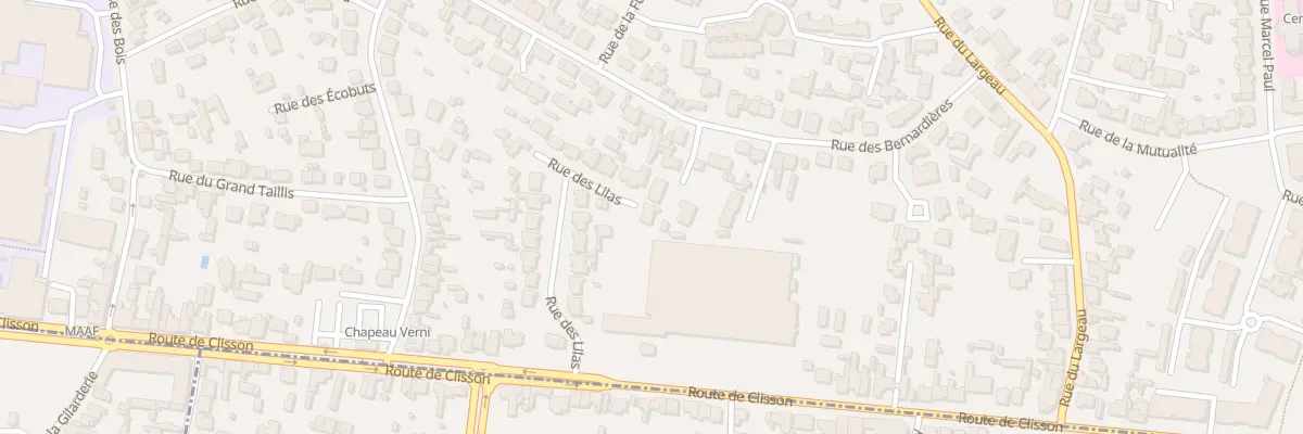 Plan du 33B Rue des Lilas à Saint-Sébastien-sur-Loire
