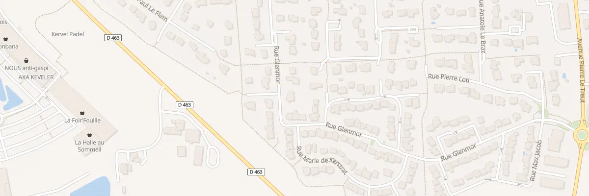 Plan du 13 Rue Glenmor à Châteaugiron