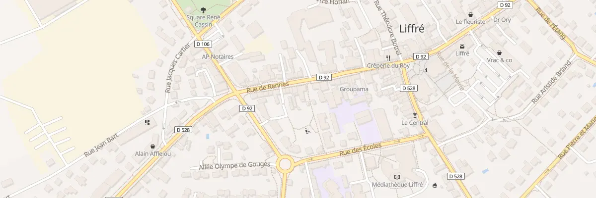 Plan du 25 Rue de rennes à Liffré