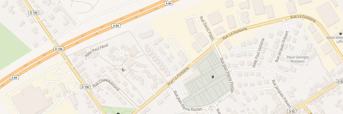 Plan du 10 Rue guy de maupassant à Liffré