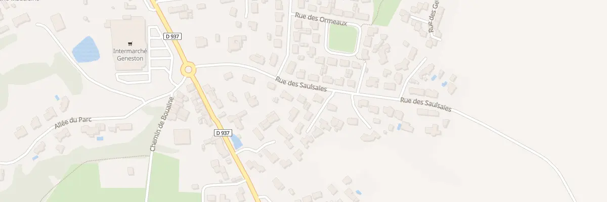 Plan du 14 Rue des Saulsaies à Geneston