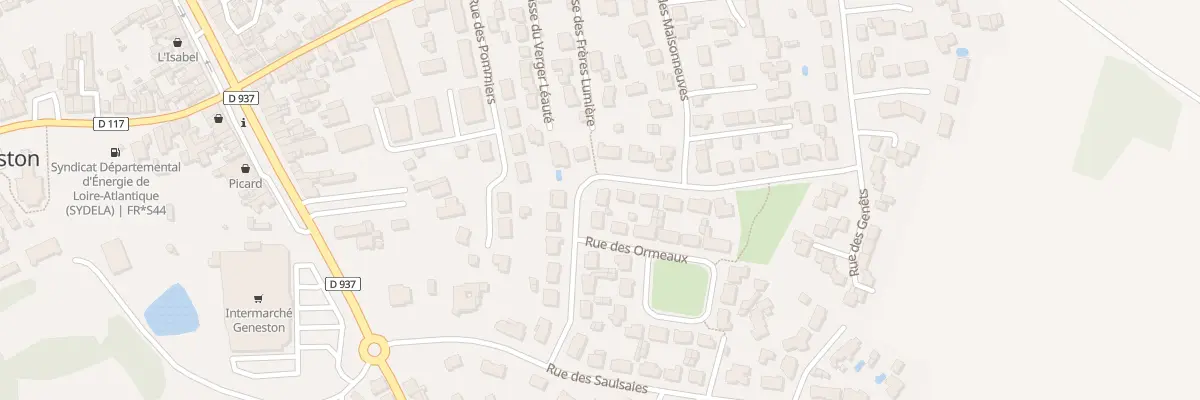Plan du 10 Rue des Vergnes à Geneston